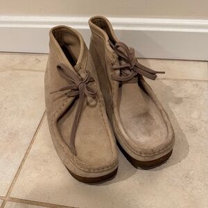 Wallabee Clarks Original Men's Tan Suede Shoes